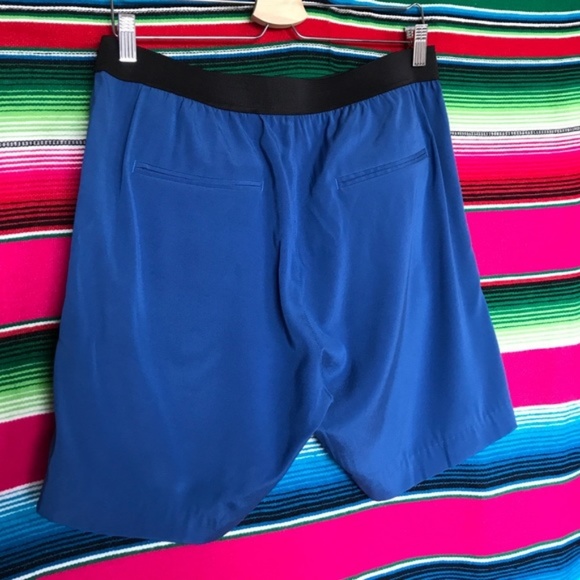 Whyred Silk Shorts Pockets Elastic Waist Swedish - Picture 5 of 8